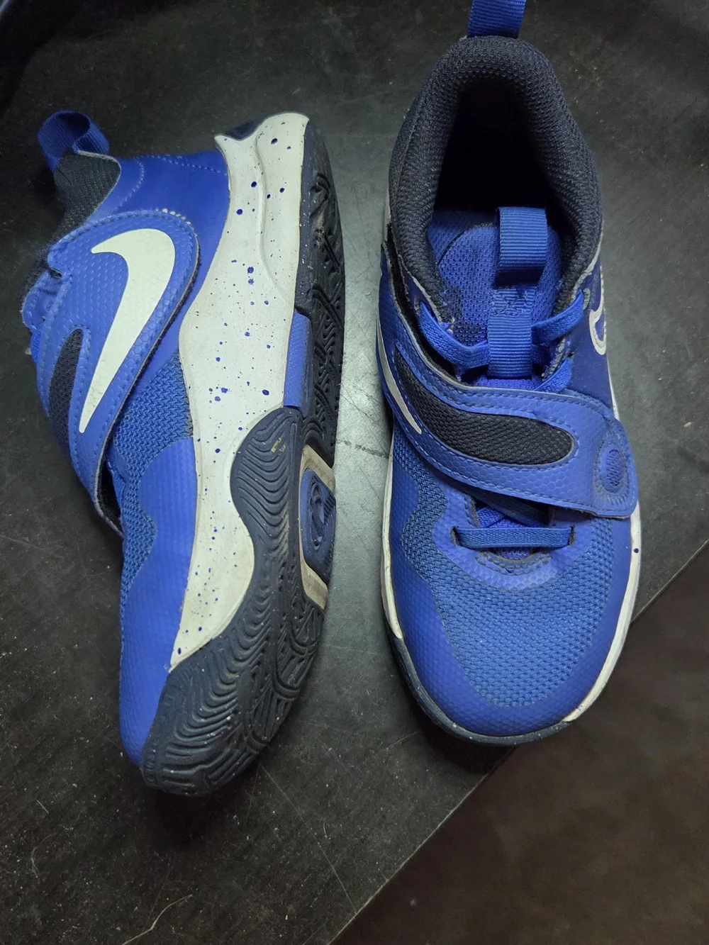 Nike Kids Royal Blue Velcro Sneakers